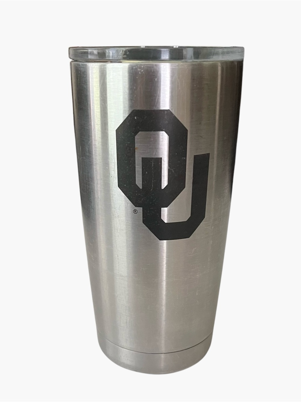 YETI Oklahoma Sooners 20oz Rambler Tumbler Laser Etch Insulated Stainless Steel